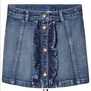 Bonton Blue Denim Jupe Skirt